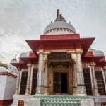 jain bhandasar temple or laxmi nath temple in bikaner. rajasthan. india